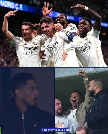 星空体育入口-一脸惊愕！巴尔韦德上演帽子戏法，贝林厄姆在场边反应夸张